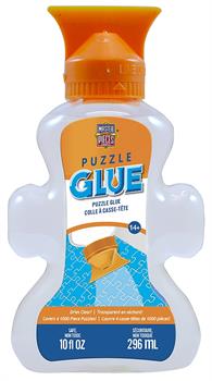 MasterPieces 10oz Shaped Jigsaw Puzzle Glue w/ Spreader Cap