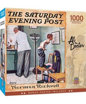 Saturday Evening Post At the Doctor 1000 Piece Jigsaw Puzzle