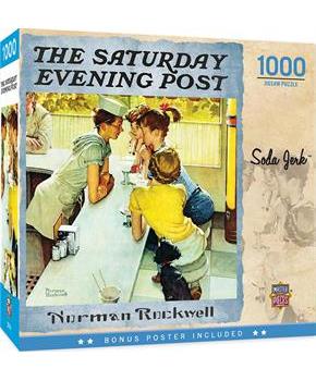 Saturday Evening Post Soda Jerk 1000 Piece Jigsaw Puzzle