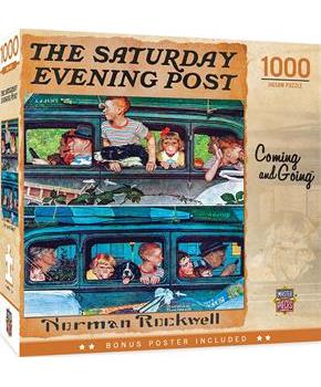 Saturday Evening Post Coming and Going 1000 Piece Jigsaw Puzzle