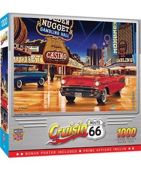Cruisin Route 66 Gamblin Man 1000 Piece Jigsaw Puzzle
