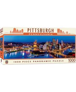 Downtown Pittsburgh Pennsylvania 1000 Piece Panoramic Jigsaw Puzzle