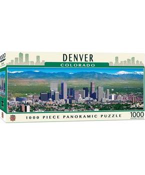 Downtown Denver Colorado 1000 Piece Panoramic Jigsaw Puzzle