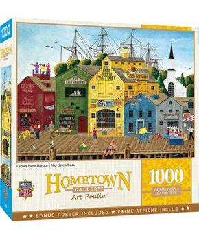 Hometown Gallery Crows Nest Harbor 1000 Piece Jigsaw Puzzle