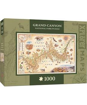 Xplorer Maps Grand Canyon 1000 Piece Jigsaw Puzzle