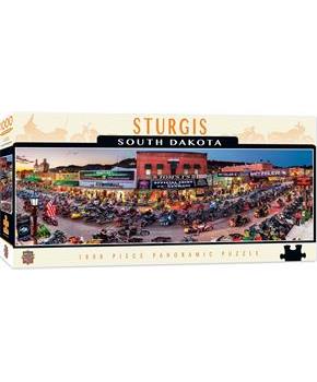 Sturgis South Dakota 1000 Piece Panoramic Jigsaw Puzzle