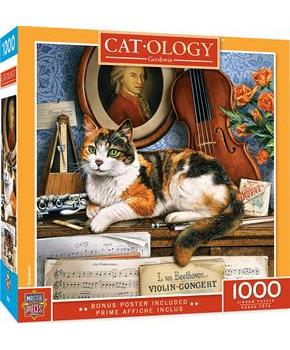 Cat-Ology Gerschwin 1000 Piece Jigsaw Puzzle