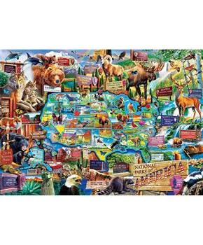 National Parks of America 1000 Piece Jigsaw Puzzle