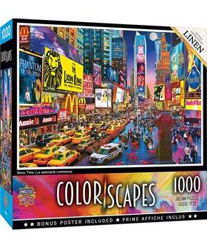 Colorscapes Show Time 1000 Piece Linen Jigsaw Puzzle