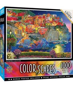 Colorscapes Evening Glow 1000 Piece Linen Jigsaw Puzzle