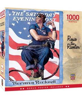 Saturday Evening Post Rosie the Riveter 1000 Piece Jigsaw Puzzle