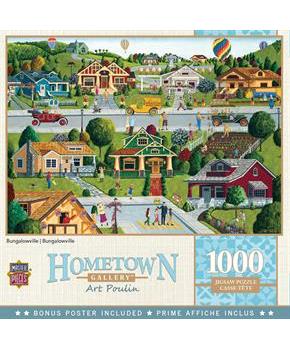 Hometown Gallery Bungalowville 1000 Piece Jigsaw Puzzle
