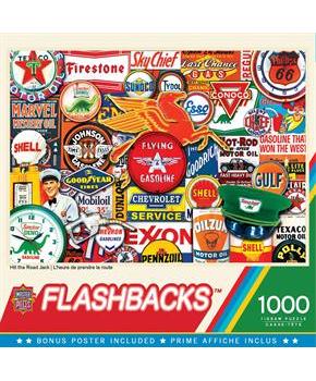 Flashbacks Hit the Road Jack 1000 Piece Jigsaw Puzzle
