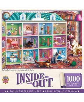 Inside Out Sophias Dollhouse 1000 Piece Jigsaw Puzzle