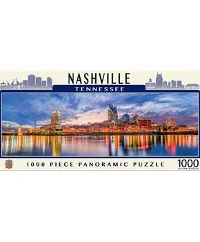 Downtown Nashville Tennessee 1000 Piece Panoramic Jigsaw Puzzle