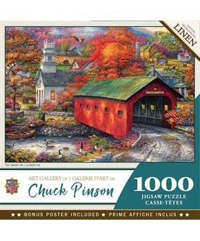 Chuck Pinson The Sweet Life 1000 Piece Linen Jigsaw Puzzle