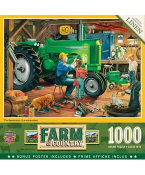 The Restoration 1000 Piece Linen Jigsaw Puzzle
