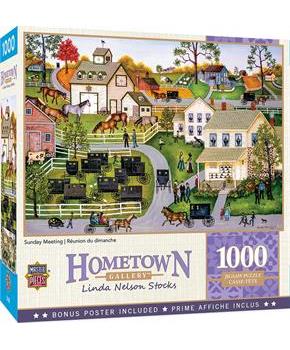Hometown Gallery Sunday Meeting 1000 Piece Jigsaw Puzzle