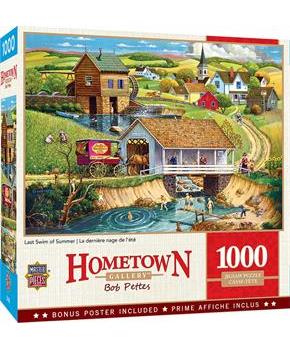 Hometown Gallery Last Swim of Summer 1000 Piece Jigsaw Puzzle