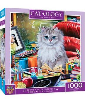 Cat-Ology Einstein 1000 Piece Jigsaw Puzzle