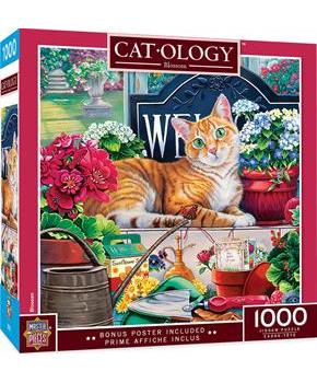 Cat-Ology Blossom 1000 Piece Jigsaw Puzzle
