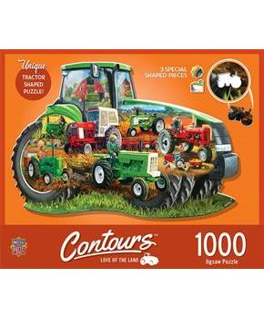 Tractor Shape 1000 Piece Jigsaw Puzzle