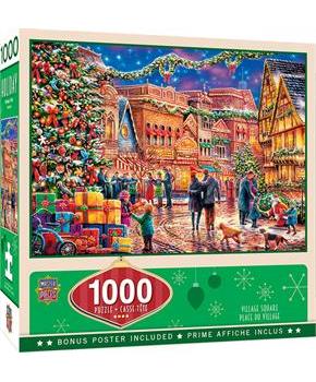 Village Square 1000 Piece Jigsaw Puzzle