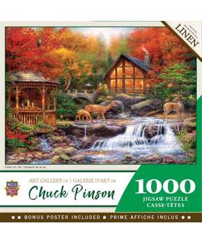 Chuck Pinson Colors of Life 1000 Piece Linen Jigsaw Puzzle