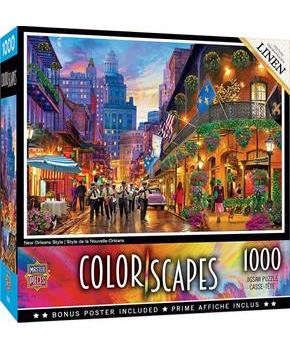 Colorscapes New Orleans Style 1000 Piece Linen Jigsaw Puzzle