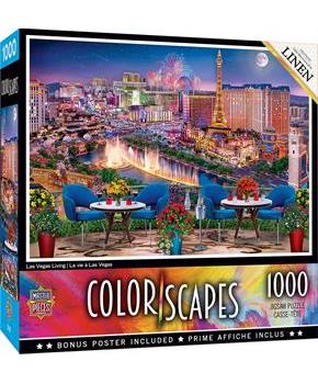 Colorscapes Las Vegas Living 1000 Piece Linen Jigsaw Puzzle