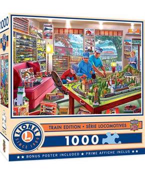 Lionel Trains The Boy's Playroom 1000 Piece Jigsaw Puzzle