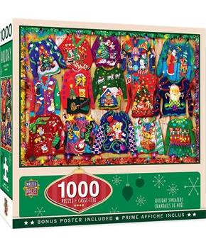 Holiday Sweaters 1000 Piece Jigsaw Puzzle