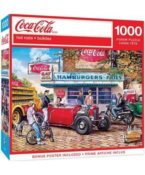 Coca-Cola Hot Rods 1000 Piece Jigsaw Puzzle