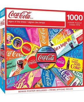 Coca-Cola Signs of the Times 1000 Piece Jigsaw Puzzle