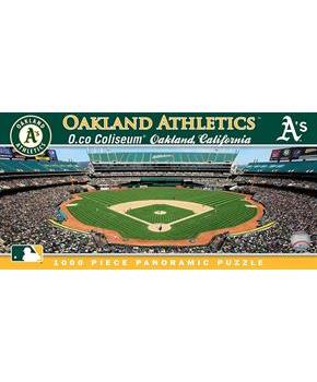 Oakland Athletics Stadium MLB 1000 Piece Panoramic Jigsaw Puzzle