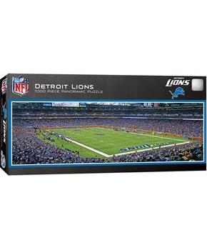 Detroit Lions Stadium NFL 1000 Piece Panoramic Jigsaw Puzzle