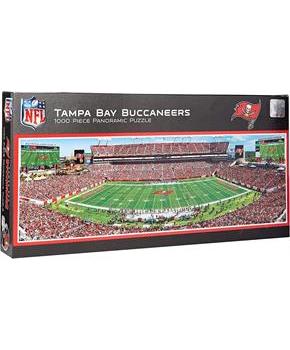 Tampa Bay Buccaneers Stadium NFL 1000 Piece Panoramic Jigsaw Puzzle