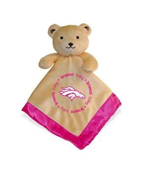 Denver Broncos NFL Plush Teddy Bear Baby Blanket