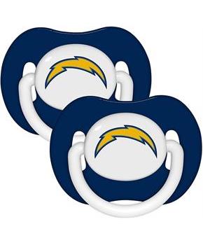 Los Angeles Chargers NFL Baby Pacifier 2-Pack