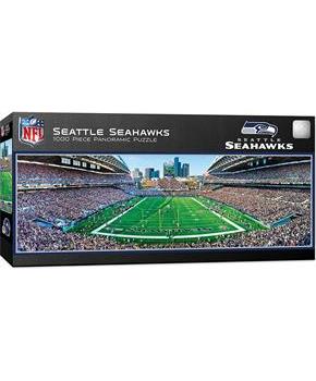 Seattle Seahawks Stadium NFL 1000 Piece Panoramic Jigsaw Puzzle