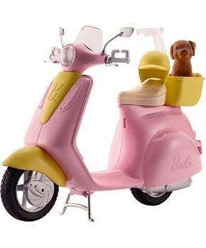 Barbie Pink Moped Scooter with Puppy