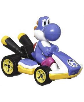 Mario Kart Hot Wheels 1:64 Diecast Car | Blue Yoshi