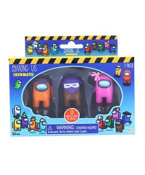 Among Us Crewmate Stampers 3 Pack | 3 Random Figures