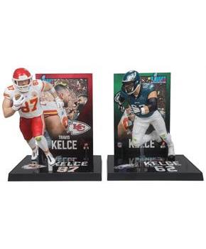 NFL McFarlane Figure Set |Travis Kelce & Jason Kelce