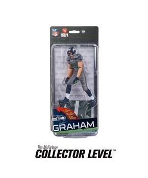 Seattle Seahawks McFarlane NFL Series 37 Figure Jimmy Graham Grey Uniform