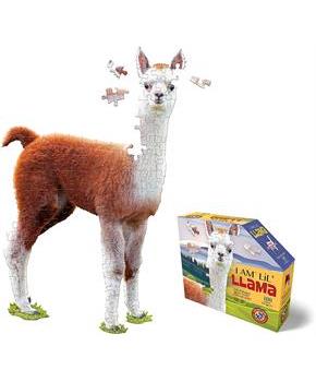 I AM Lil Llama 100 Piece Animal-Shaped Jigsaw Puzzle