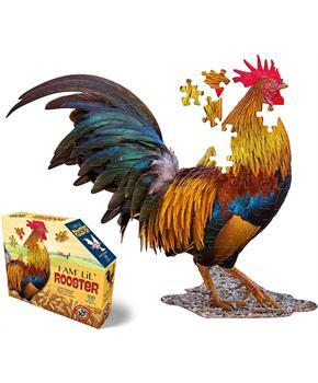 I AM Lil Rooster 100 Piece Animal-Shaped Jigsaw Puzzle