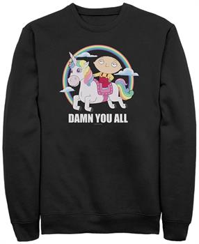 Family Guy Stewie Unicorn Long Sleeve Fleece