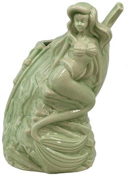 Disney The Little Mermaid Mondo Tee-Kis Ariel Green Ceramic Tiki Mug