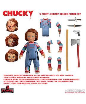Child's Play Chucky Deluxe 5 Point Figure Set